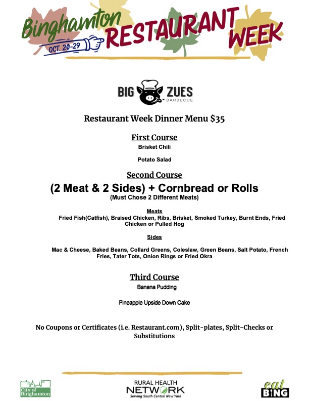 Fall-Restaurant-Week-menu-dinner Restaurant Week Menus